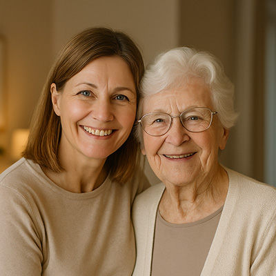 Claudia S. aus Diez mit Ihrer Mutter